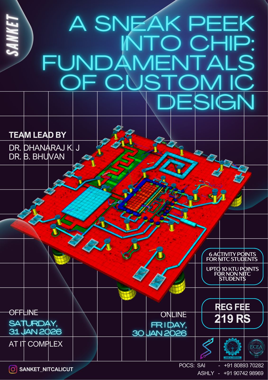 Custom IC Design Workshop Poster